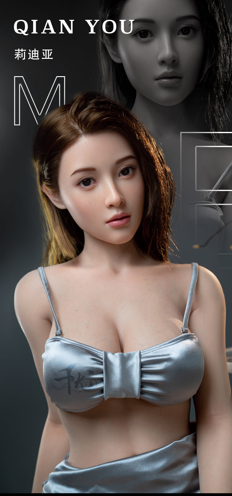 "Giving a new dimension to Life" Dia Temptation silicone doll - your personalized companion