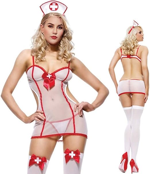 Europe and the United States new erotic lingerie sexy female cosplay nurse uniform erotic suit